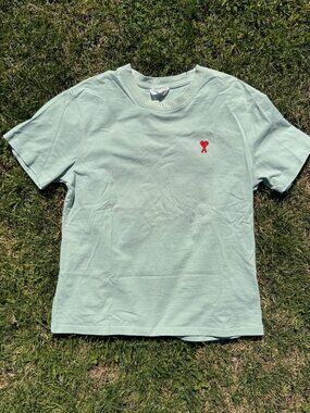 Ami Paris - Ami de Coeur T-Shirt (Men's) - Mint Green
